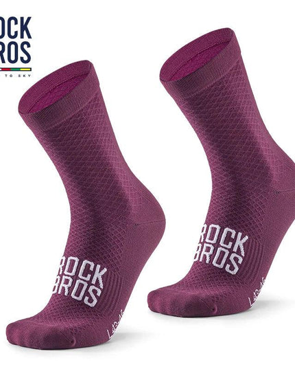 ROCKBROS ROAD TO SKY Professional Sport Socks Breathable Cycling Socks MTB Road Bike Socks High Elastic Shock Absorbing A pair