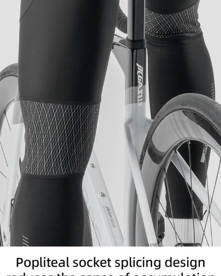 ROCKBROS Warm Cycling Pants Outdoor Windproof Tights Leggings Fleece Winter Breathable Bike Long Pants with Pockets EUR Size