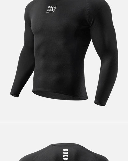 ROCKBROS Winter Cycling Underwear Warm Breathable Moisture Wicking First Layer Bicycle Clothing for Men Cycling Base Layer Sport