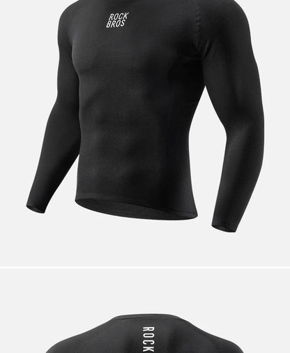 ROCKBROS Winter Cycling Underwear Warm Breathable Moisture Wicking First Layer Bicycle Clothing for Men Cycling Base Layer Sport