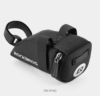 ROCKBROS Bike Bag Portable Reflective Saddle Bag Tail Seatpost Nylon Bicycle Bag MTB Road Bike Bag Panniers Bicycle Accessories