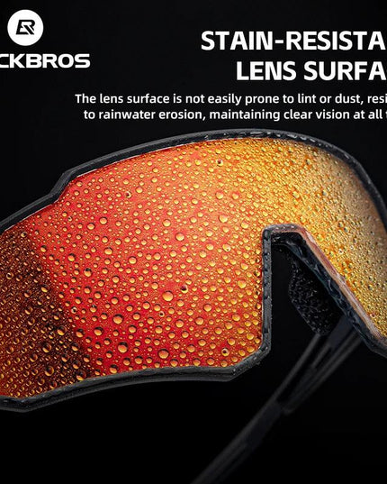 ROCKBROS Polarized Photochromic Glasses Cycling Sunglasses Outdoor Sports UV400 MTB Road Women Men Bicycle Goggles Adjustable
