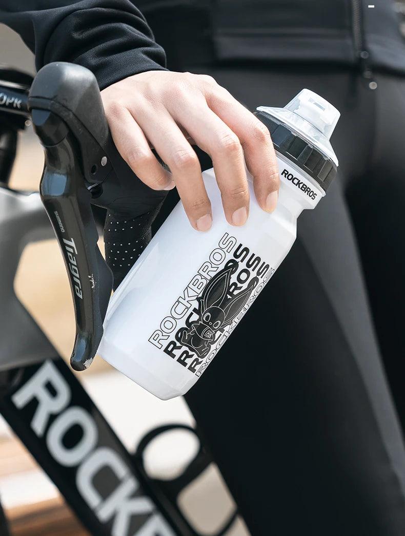 ROCKBROS Sports Water Bottle 600ml Leak-proof  PP5 Food-grade Material Sports Bottle Bicycle Lockable Cycling Water Kettle