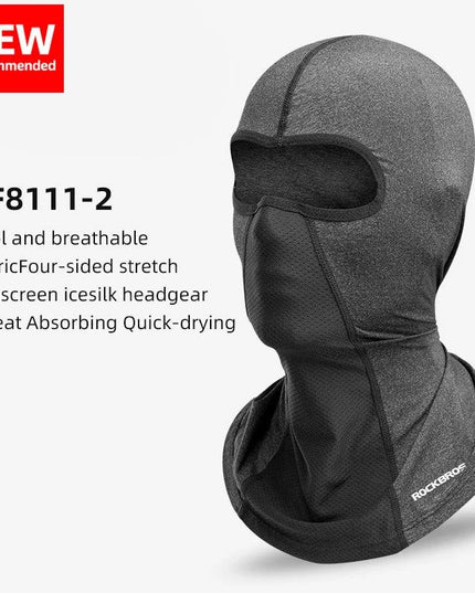 ROCKBROS Cycling Mask Summer UV Protection Balaclava Glasses Face Breathable Hole Men Women Quick-Drying Bicycle Ice silk Mask