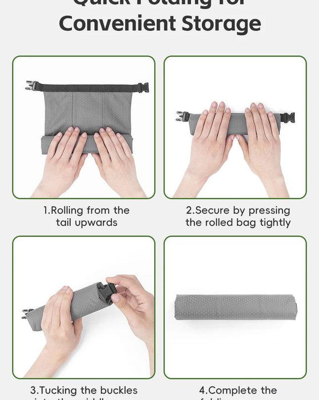ROCKBROS Cycling Bag 2.7L Capacity Bicycle Front Fork Shelf Bag TPU Material Portable Pannier Bag Luggage Carrier Accessories