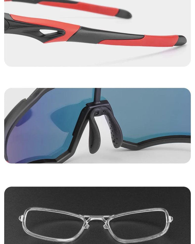 ROCKBROS Cycling Glasses Photochromic Polarized Lens Sunglasses UV400 Protection Eyewear Skiing Fishing Climbing Bicycle Goggles