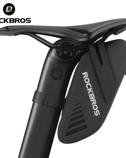 ROCKBROS Bicycle Saddle Bag 0.6L Capacity Waterproof Bike Rear Tail Bag Can Hang Taillights MTB Road Bike Bag Bike Accessories