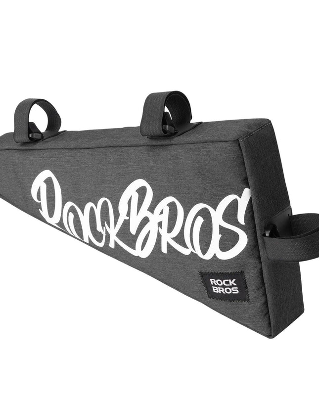 ROCKBROS Cycling Triangle Top Tube Bag Lightweight Bike Frame Pack for Tools and Accessories 1.9L large Capacity Triangle Bag