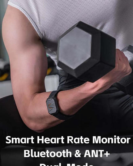 ROCKBROS Heart Rate Strap AND Bluetooth Chest Strap Arm Wrist Strap Training Heart Rate Monitor Magnetic Charging Technology