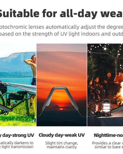 ROCKBROS Cycling Glasses Polarized UV400 Protection Bicycle Sunglasses Men Women Photochromic MTB Road Bicycle Goggles Eyewear