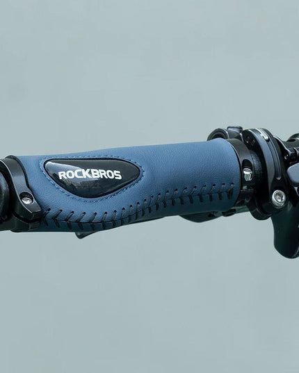 ROCKBROS Cycling Handlebar MTB Bicycle Grips  Bike Double Lock Rubber Grips Anti-skid Shock-absorbing Soft Bike Accessories