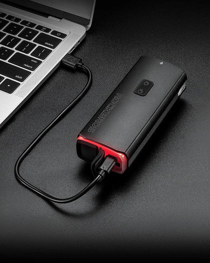 ROCKBROS 3000LM Bike Light Type-C Charging Front Lamp 10000mAh Bicycle Light IPX6 Aluminum Alloy Headlight Bike Accessories