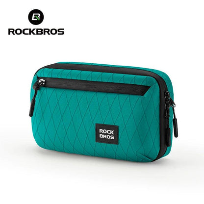 ROCKBROS Bicycle Bag Portable Lightweight MTB Road Bike Handlebar Bag 2.1L Big Capacity Multifunctional Riding Shoulder Bag