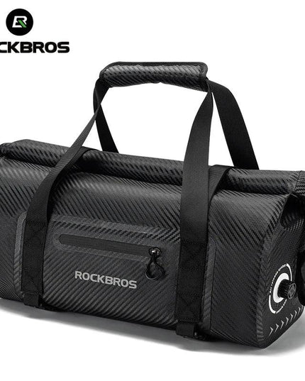 ROCKBROS Waterproof Motorcycle Pannier PVC 20L-60L Tail Bag Travel  Rear Seat Luggage Bag Multiple Carry Motorcycle AccessorIes