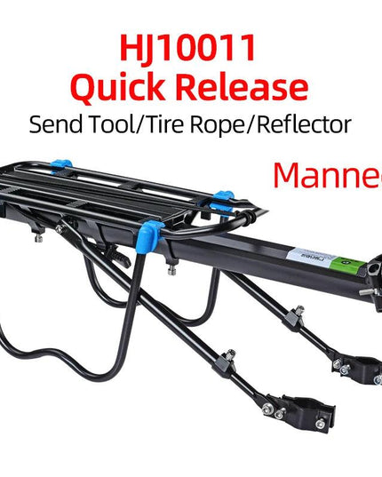 ROCKBROS Bicycle Rack MTB Road Bike Shelf Aluminum Alloy Bike Rack Quick Release Manned Rear Tailstock Bicycle Accessories