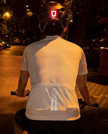ROCKBROS Bike Light Waterproof Cycling Helmet Taillight Lantern For Bicycle LED USB Rechargeable Safety Night Riding Rear Light