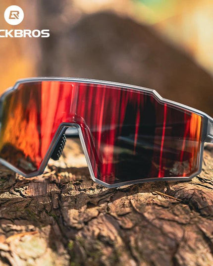 ROCKBROS Polarized Photochromic Glasses Cycling Sunglasses Outdoor Sports UV400 MTB Road Women Men Bicycle Goggles Adjustable