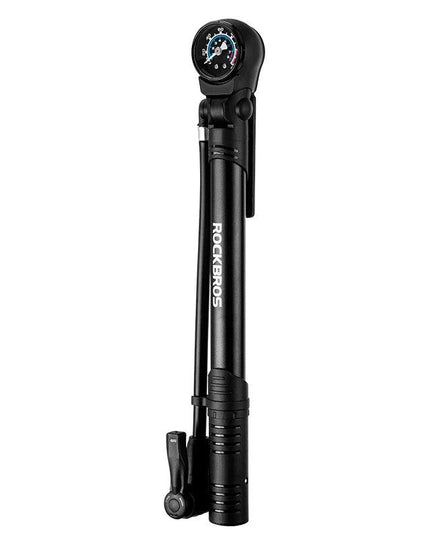ROCKBROS Bicycle Pump 120 PSI Riding Portable Mini Bike Pump FV/AV Handheld/Vertical Inflation Modes Inflator Cycling Accesories