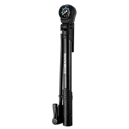 ROCKBROS Bicycle Pump 120 PSI Riding Portable Mini Bike Pump FV/AV Handheld/Vertical Inflation Modes Inflator Cycling Accesories