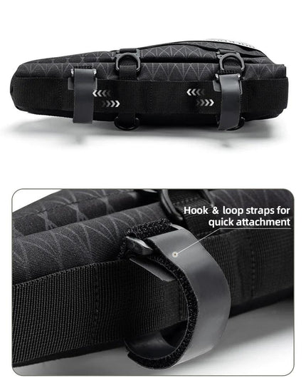 ROCKBROS Combination Bike Bag Triangle Bag Front Tube Bag Large Capacity MTB Road Frame Bag Reflective Bicycle Accessories