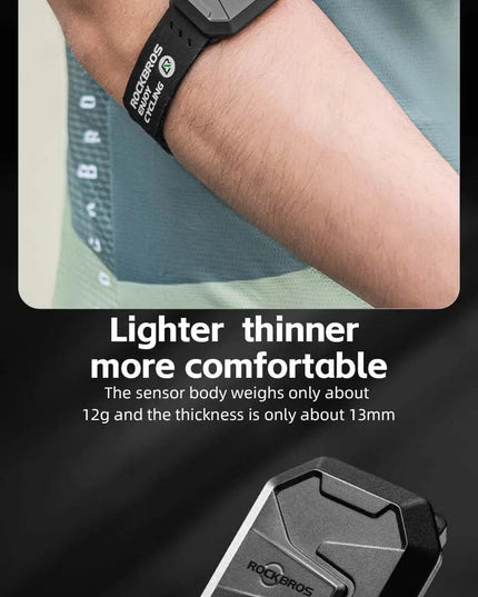 ROCKBROS Heart Rate Strap AND Bluetooth Chest Strap Arm Wrist Strap Training Heart Rate Monitor Magnetic Charging Technology