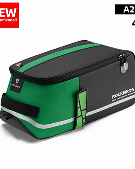 ROCKBROS Bicycle Carrier Bag MTB Bike Rack Bag Trunk Pannier Cycling Multifunctional Large Capacity Travel Bag With Rain Cover