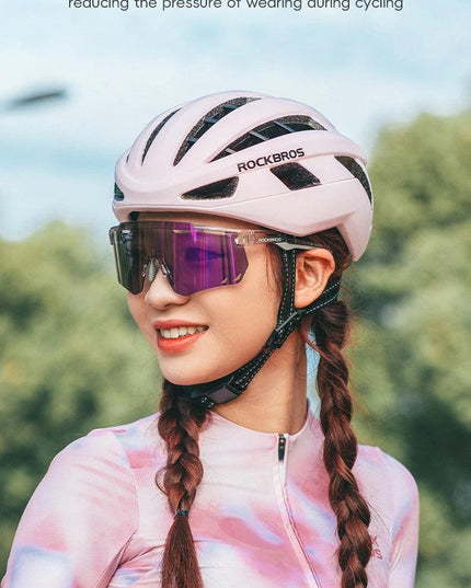 ROCKBROS Cycling Helmet Men Women Bicycle Helmet Intergrally-molded Adjustable MTB Road Thickened Sport Safe Hat Bike Helmet