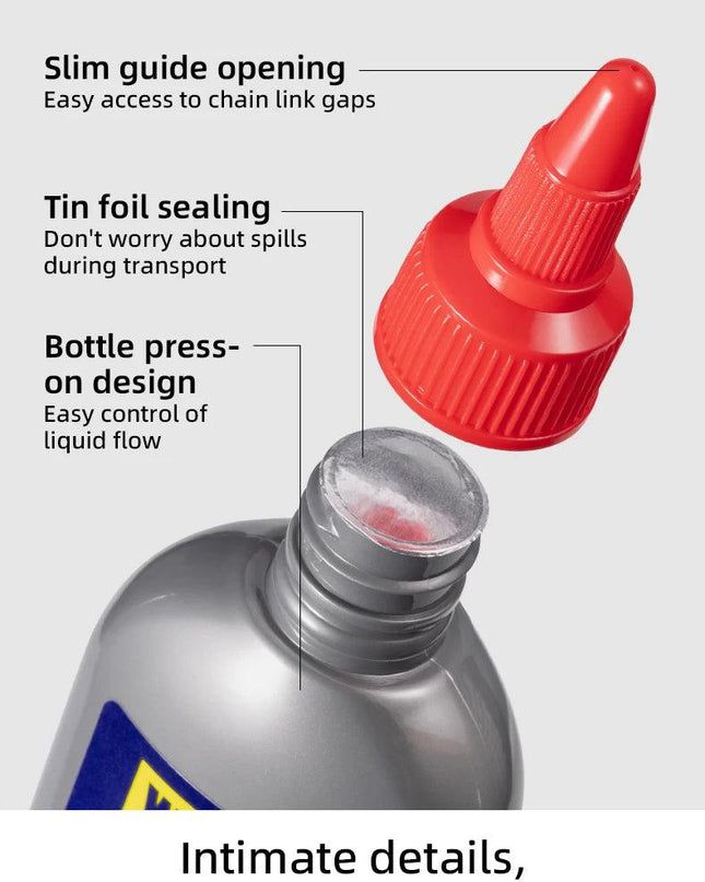 ROCKBROS WD40 120ML Chain Lubricant Dry Lube Chain Oil Long-Lasting Bike Chain Oil Anti-Rust Protection Co-branded Chain Oil