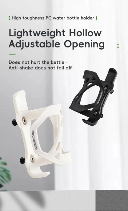 ROCKBROS Bicycle Water Bottle Cage Road Mountain Bicycle Bottle Rack ABS+PC Lightweight Cycling Bottle Bracket Water Cup Rack