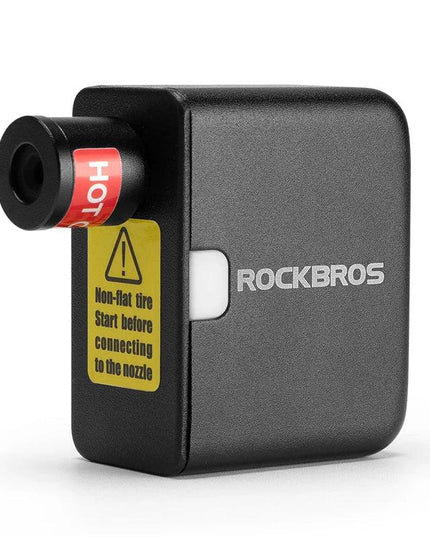 ROCKBROS Mini Electric Air Pump Portable 100PSI Rechargeable Compressor Tire Inflator For Car Bike Motorcycle Bicycle Pump
