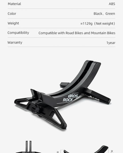 ROCKBROS Bicycle Parking Rack Indoor Bike Stand Rack Repair Adjustable Road Mountain Bike Maintenance Cycling Rack Holder