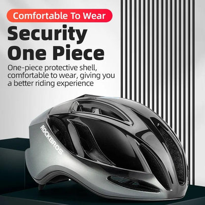 ROCKBROS Bicycle Helmet Cap Integrally-molded Helmet Ultralight Outdoor Safety Riding Race Bike Helmet Casco Ciclismo 57-61cm