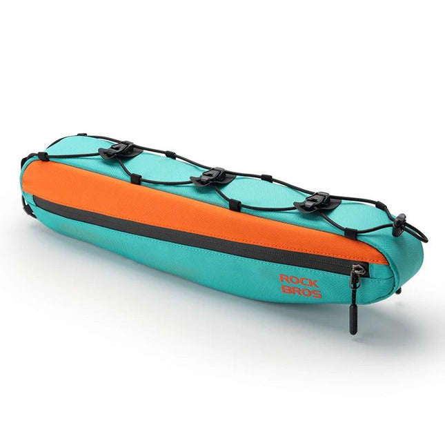ROCKBROS Bicycle Bag Set Waterproof Combo Bag Front Bag Triangle Tube Bag Polyester Portable Bottle Bag Long-Distance Travel Bag