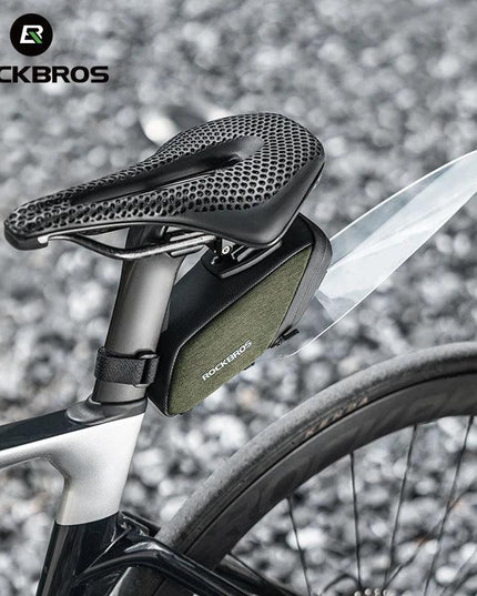ROCKBROS Bicycle Saddle Bag Portable Waterproof Cycling Seat Tail Bag MTB Road Bike Storage Bag Seatpost Backpack With Mudguard