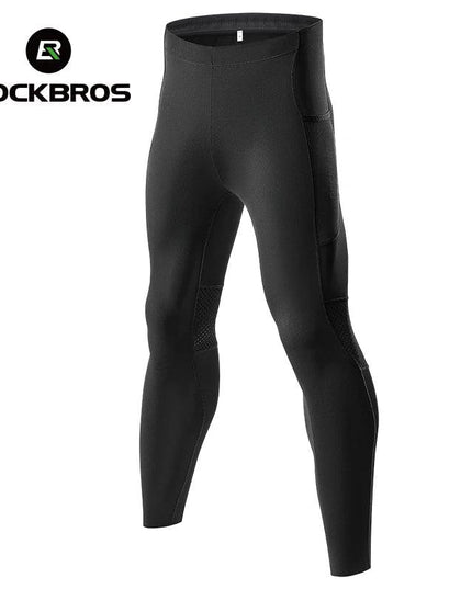 ROCKBROS Tights Trousers Cycling Gym Fitness Long Pants with Pockets Reflective Multifunctional Training Leggings EUR Size
