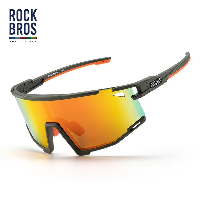 ROCKBROS Cycling Sunglasses Photochromic Polarized Bike Glasses UV400 Ultraviolet Outdoor Sport Hiking Glasses Eyewear Equipment