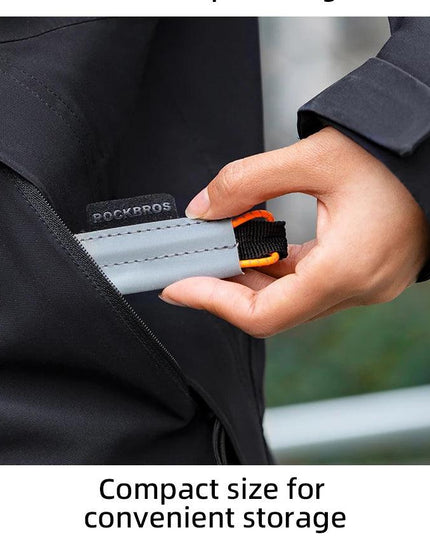 ROCKBROS Bicycle Leg Strap Safety Reflective Outdoor Bicycle Ankle Leg Band Portable Sports Camping Harnesses Cycling Equipment