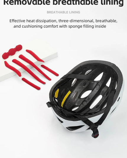 ROCKBROS Bicycle Helmet Integrally-molded Bike Helmet Motor Electric Scooter Riding Helmet Removable Lens Capacete Ciclismo