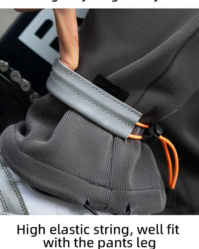 ROCKBROS Bicycle Leg Strap Safety Reflective Outdoor Bicycle Ankle Leg Band Portable Sports Camping Harnesses Cycling Equipment
