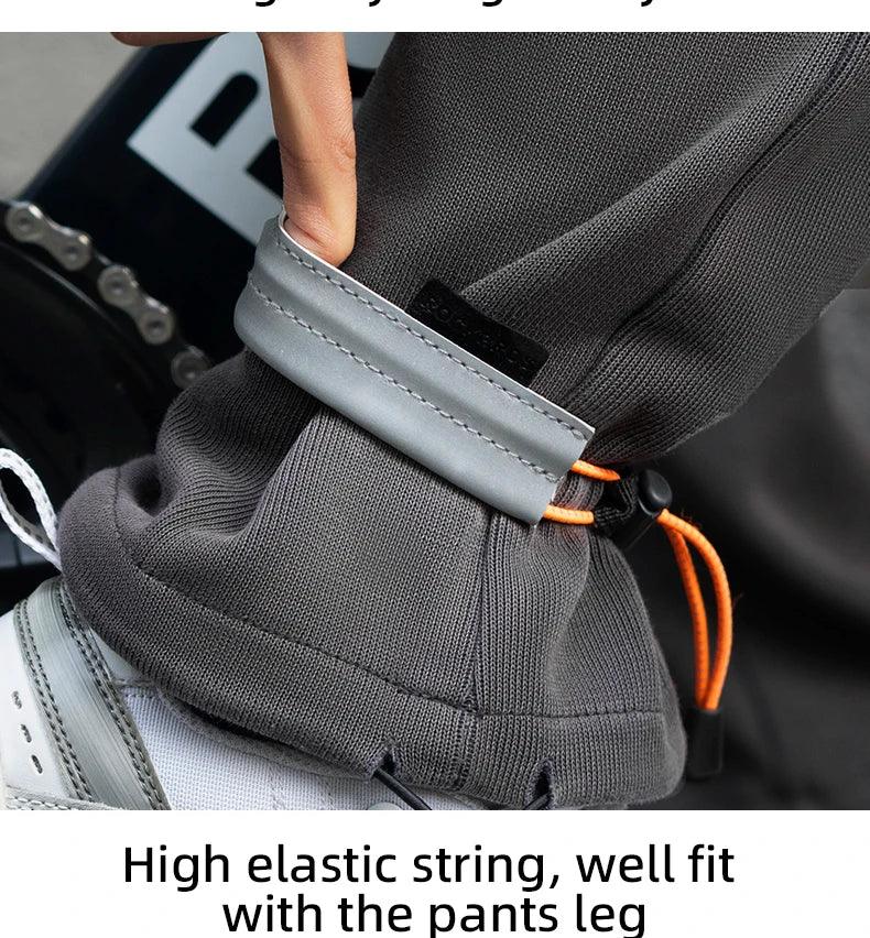 ROCKBROS Bicycle Leg Strap Safety Reflective Outdoor Bicycle Ankle Leg Band Portable Sports Camping Harnesses Cycling Equipment