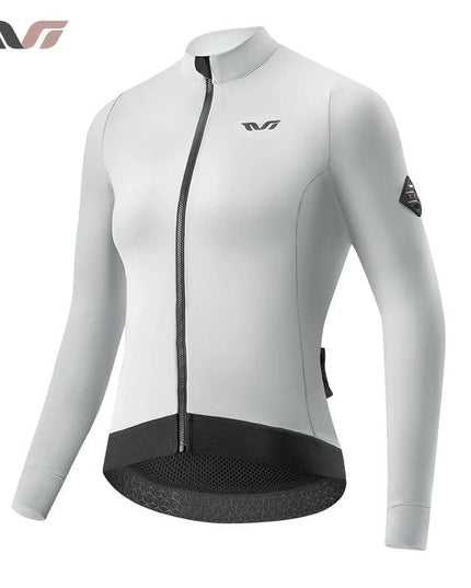 ROCKBROS Windbreak Cycling Jacket for Woman Winter Fleece Warm Women's Bicycle Jersey Professional Bicycle Training Clothing MTB