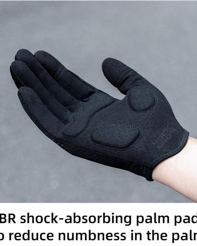 ROCKBROS Cycling Gloves Breathable Non-slip MTB Road Bike Gloves Touch Screen Outdoor Gym Fitness Fishing Bike Training Glove