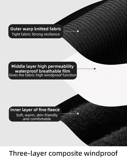 ROCKBROS Cycling Trousers With Italian Trouser Pad Long Tights Reflective Leggings Winter Fleece Thermal Anti Slip Pants 0-10°