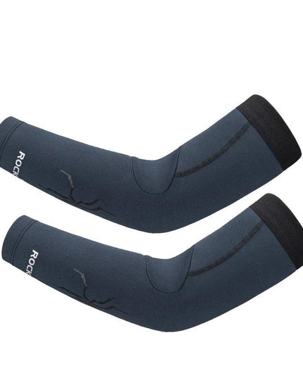 ROCKBROS Cycling Sleeve Leg Sleeve Windproof  Sports Fleece Sleeves Knee Braces Men Women Autumn Winter Warmth Cycling Equipment