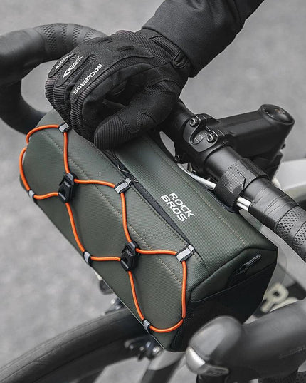 ROCKBROS Bicycle Handlebar Bag 2.2L Multifunctional Mtb Road Cycling Bike Bag Adjustable Shoulder Bag 3D Design Bicycle Packet