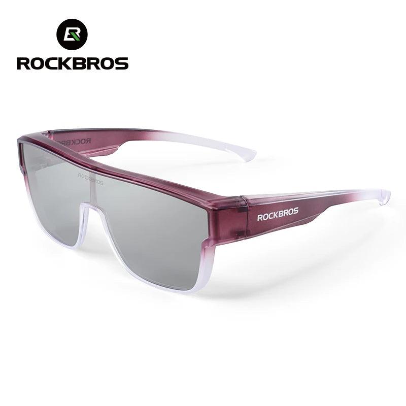 ROCKBROS Polarized Sunglasses Men's Driving Shades Dual-use Lens Camping Hiking Fishing Women UV400 Sports Cycling Eyewear