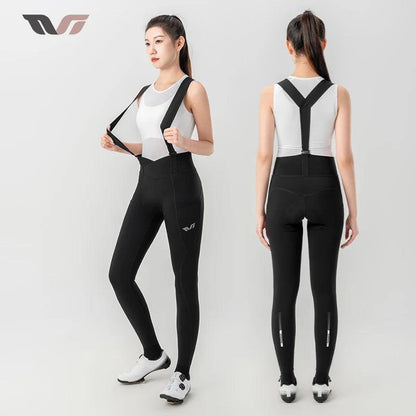 ROCKBROS TVI Series Cycling Bib Pants Spring Autumn Breathable Cycling bib Pants Quick Dry Women PRO Bike Long Pants Cool Pants