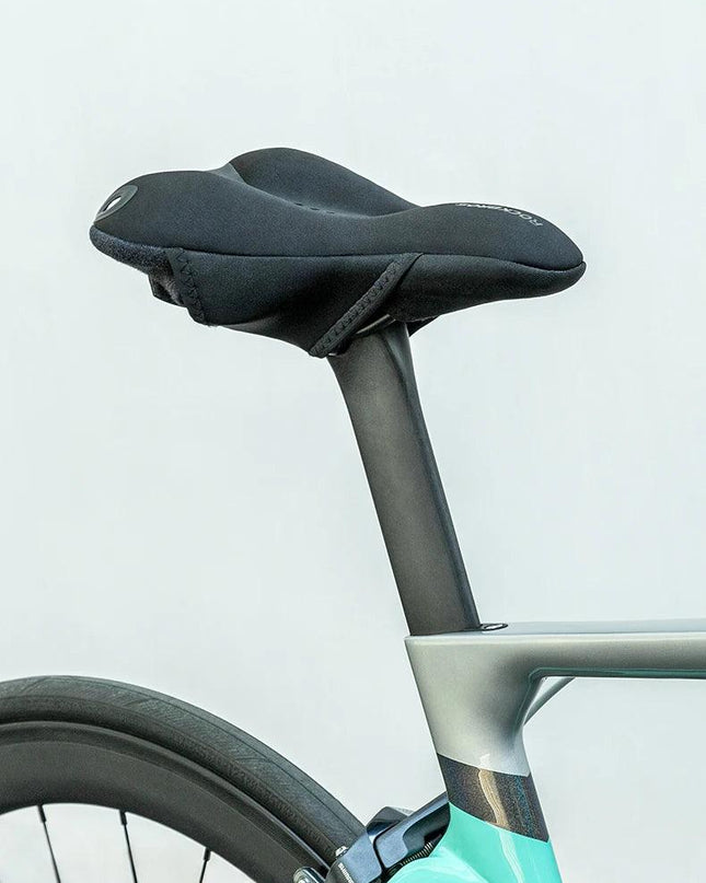 ROCKBROS Bicycle Saddle Cover MTB  With Rear Light Road Bike Seat Saddle Breathable Comfortable Cushion Cycling Saddle Cover
