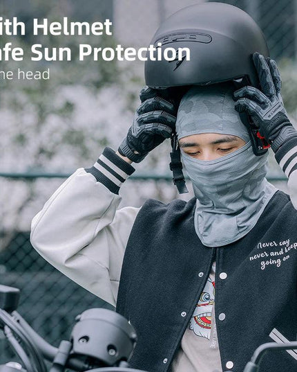 ROCKBROS Full Face Mask UV Sun Protection Cycling Mask Summer Balaclava Hat Bike Scarf Breathable Outdoor Motorcycle Face Masks