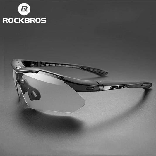 ROCKBROS Cycling Glasses Photochromic Bicycle Sports Sunglasses Men Women UV400 MTB Road Bike Goggles Ultralight Outdoor Eyewear